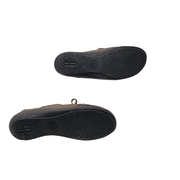 Mephisto Mobils Leather Air-Relax Lace Up Shoes 10 Brown Distressed Sneaker - Picture 7 of 10